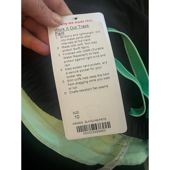 Lululemon Work It Out Track Pant – Size 10 - Picture 6 of 9